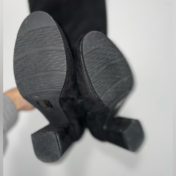 DREAM PAIRS | Faux Suede Over The Knee High 7 cm Heel Boot - Picture 4 of 12